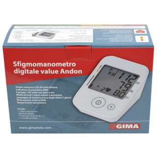 Sfigmomanometro Digitale Misuratore di Pressione Andon Gima