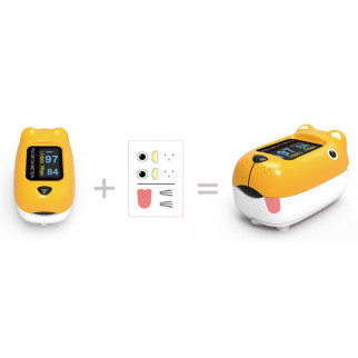 Oxy-0 Tigre Pulsoximetro Pediatrico da Dito con Display LCD Gima