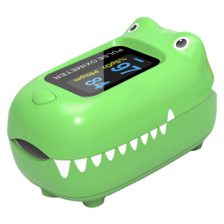 Oxy-0 Coccodrillo Pulsoximetro Pediatrico da Dito con Display LCD Gima