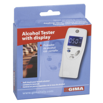 Etilometro con Display LCD per Misurazione Alcool nel Sangue Gima