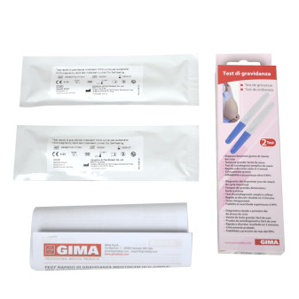 Test Rapido di Gravidanza HCG Midstream per Autodiagnosi 2pz Gima
