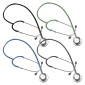 Gima Stetoscopio Riester Duplex con Padiglione Dofono in Alluminio Galvanizzato per Adulti