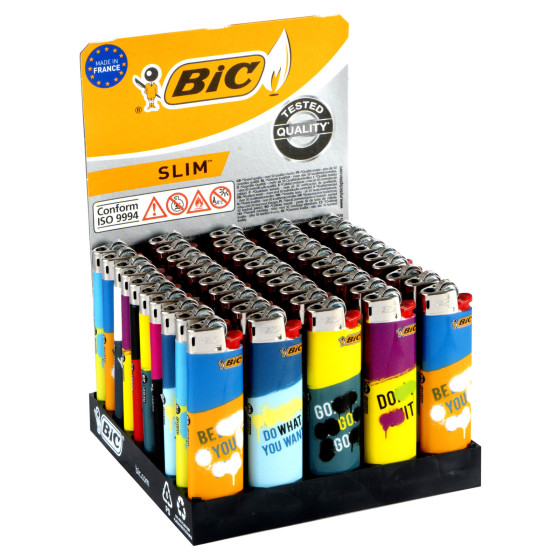 Bic Slim J23 Fantasia Rebel - Box da 50 Accendini Bic Slim J23 Fantasia Rebel - Box da 50 Accendini