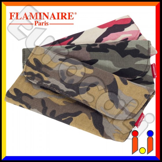 Flaminaire Astuccio in Tessuto Mimetico Portatabacco e Cartine Colore Flaminaire Astuccio in Tessuto Mimetico Portatabacco e Cartine Colore