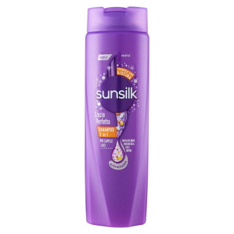 Sunsilk Shampoo Liscio Perfetto 2in1 per Capelli Lisci e Brillanti - Flacone...