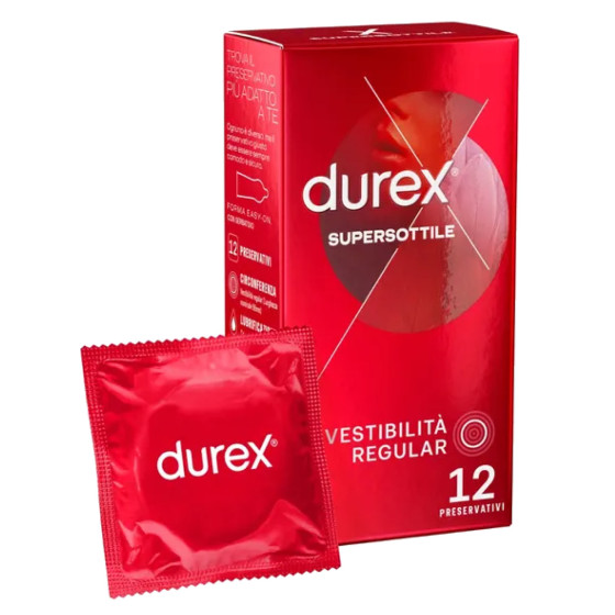 Preservativi Durex Supersottile Alta Sensibilità 12pz Preservativi Durex Supersottile Alta Sensibilità 12pz