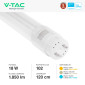 Immagine 5 - V-Tac Pro VT-121 Tubo LED SMD Nano Plastic T8 G13 18W Lampadina 120cm Chip Samsung con Starter - SKU 21653 / 21654 / 21655