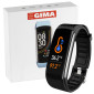 Gima Activity Health Tracker Fitband Plus Braccialetto Smart per Monitorare 5 Attività Sportive e 6 Parametri Salute Colore Nero
