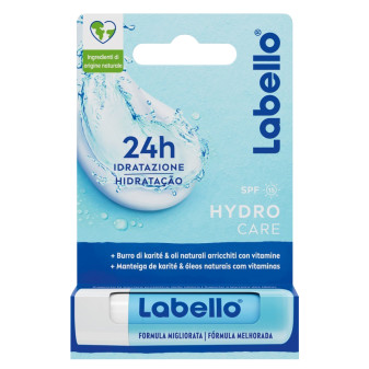 Labello Hydro Care Balsamo Labbra Idratante 24h Formula SPF 15 con Burro di...