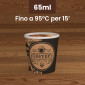 Immagine 2 - Bicchierini da Caffè in Carta Riciclabile con Fantasia PubBeigeCUP da 65ml - Confezione da 50 Bicchieri