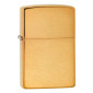 Immagine 1 - Zippo Accendino a Benzina Ricaricabile ed Antivento Brushed Brass - mod. 204B