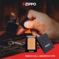 Immagine 6 - Zippo Accendino a Benzina Ricaricabile ed Antivento Brushed Brass - mod. 204B