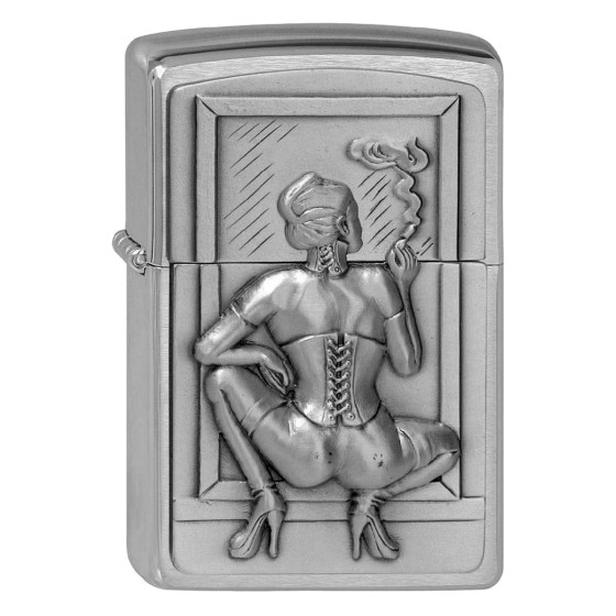 Accendino Zippo mod. 1300127 Smoking Woman Antivento Ricaricabile Accendino Zippo mod. 1300127 Smoking Woman Antivento Ricaricabile