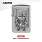 Immagine 2 - Zippo Accendino a Benzina Ricaricabile ed Antivento con Fantasia Smoking Woman - mod. 1300127