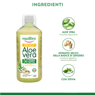 Equilibra Integratore Depurativo Digest Aloe Vera Flacone 1L