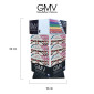 Immagine 4 - GMV GianMarco Venturi Espositore Girevole da Banco con 24 Occhiali da Lettura - mod. KGMV120