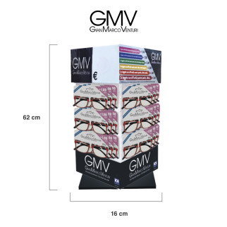 Espositore GMV Gianmarco Venturi e 24 Occhiali da Lettura