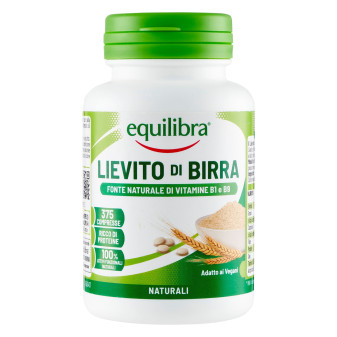 Equilibra Lievito di Birra Fonte Naturale di vitamine B1 e B9 - Barattolo da...