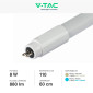 Immagine 4 - V-Tac VT-6005 Tubo LED T5 G5 8W SMD in Plastica Lampadina 60cm - SKU 216318 / 216319