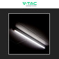Immagine 6 - V-Tac VT-6005 Tubo LED T5 G5 8W SMD in Plastica Lampadina 60cm - SKU 216318 / 216319