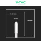 Immagine 8 - V-Tac VT-1225 Tubo LED T5 G5 16W SMD in Plastica Lampadina 120cm - SKU 216320 / 216321