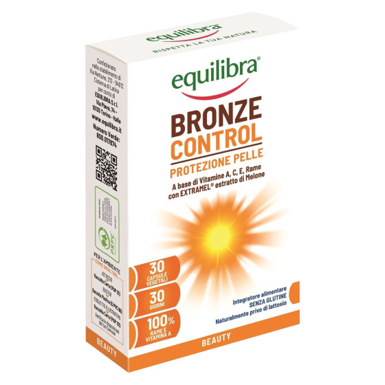 Integratore 30 Capsule vegetali Equilibra Bronze Control Integratore 30 Capsule vegetali Equilibra Bronze Control