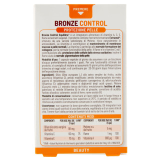 Integratore 30 Capsule vegetali Equilibra Bronze Control