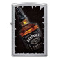 Immagine 1 - Zippo Accendino a Benzina Ricaricabile ed Antivento con Fantasia Jack Daniel's - mod. 23D001