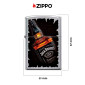 Immagine 4 - Zippo Accendino a Benzina Ricaricabile ed Antivento con Fantasia Jack Daniel's - mod. 23D001