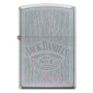 Zippo Accendino a Benzina Ricaricabile ed Antivento con Fantasia Jack Daniel&#039;s - mod. 23D002