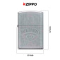 Immagine 4 - Zippo Accendino a Benzina Ricaricabile ed Antivento con Fantasia Jack Daniel's - mod. 23D002