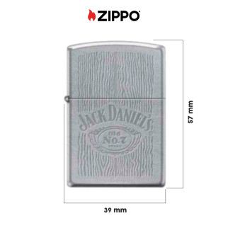 Accendino Zippo mod. 23D002 Jack Daniel's Antivento Ricaricabile