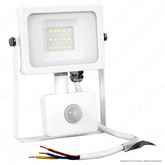 V-Tac VT-4911 Faretto LED 10W Ultra Sottile Slim con Sensore Colore