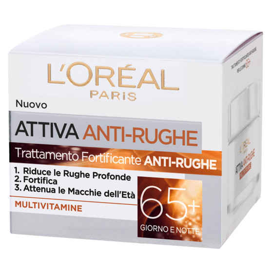 Attiva Antirughe Trattamento Fortificante Giorno e Notte L'Oréal Paris Attiva Antirughe Trattamento Fortificante Giorno e Notte L'Oréal Paris