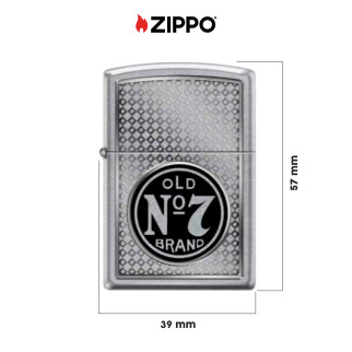 Accendino Zippo mod. 23D003 Jack Daniel's Antivento Ricaricabile