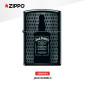 Immagine 2 - Zippo Accendino a Benzina Ricaricabile ed Antivento con Fantasia Jack Daniel's - mod. 23D004