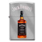 Immagine 1 - Zippo Accendino a Benzina Ricaricabile ed Antivento con Fantasia Jack Daniel's - mod. 23D005