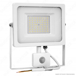 V-Tac VT-4955 Faretto LED 50W Ultra Sottile Slim con Sensore Colore