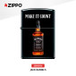 Immagine 2 - Zippo Accendino a Benzina Ricaricabile ed Antivento con Fantasia Jack Daniel's - mod. 23D006
