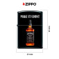 Immagine 4 - Zippo Accendino a Benzina Ricaricabile ed Antivento con Fantasia Jack Daniel's - mod. 23D006