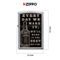 Immagine 4 - Zippo Accendino a Benzina Ricaricabile ed Antivento con Fantasia Jack Daniel's - mod. 23D007