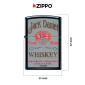 Immagine 4 - Zippo Accendino a Benzina Ricaricabile ed Antivento con Fantasia Jack Daniel's - mod. 23D009