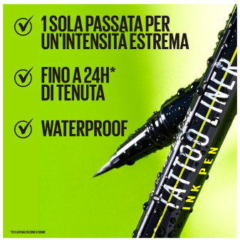 Eyeliner Waterproof Maybelline New York Tattoo Studio Pen