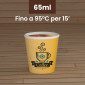Immagine 2 - Bicchierini da Caffè in Carta Riciclabile con Fantasia CuzcoCUP Yellow da 65ml - Confezione da 50 Bicchieri