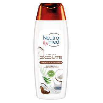 Neutromed Bagnodoccia Cocco Latte Rinfrescante pH Fisiologico - Flacone da 400ml