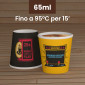 Immagine 2 - Bicchierini da Caffè in Carta Riciclabile con Fantasia ArcadeCUP da 65ml con Coperchi - Confezione da 100