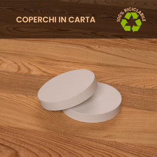 100 Bicchierini da Caffè con coperchi in Carta PubGreenCUP da 65ml