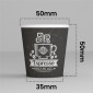 Immagine 2 - Bicchierini da Caffè in Carta Riciclabile Fantasia CuzcoCUP da 65ml con Coperchi - Confezione da 100