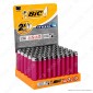 Bic Maxi J26 Grande Monocromo Colore Fucsia - Box di 50 Accendini [TERMINATO]