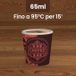 Immagine 3 - Bicchierini da Caffè in Carta Riciclabile Fantasia PubPinkCUP da 65ml con Coperchi - Confezione da 100
